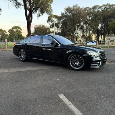 Black Mercedes Car
